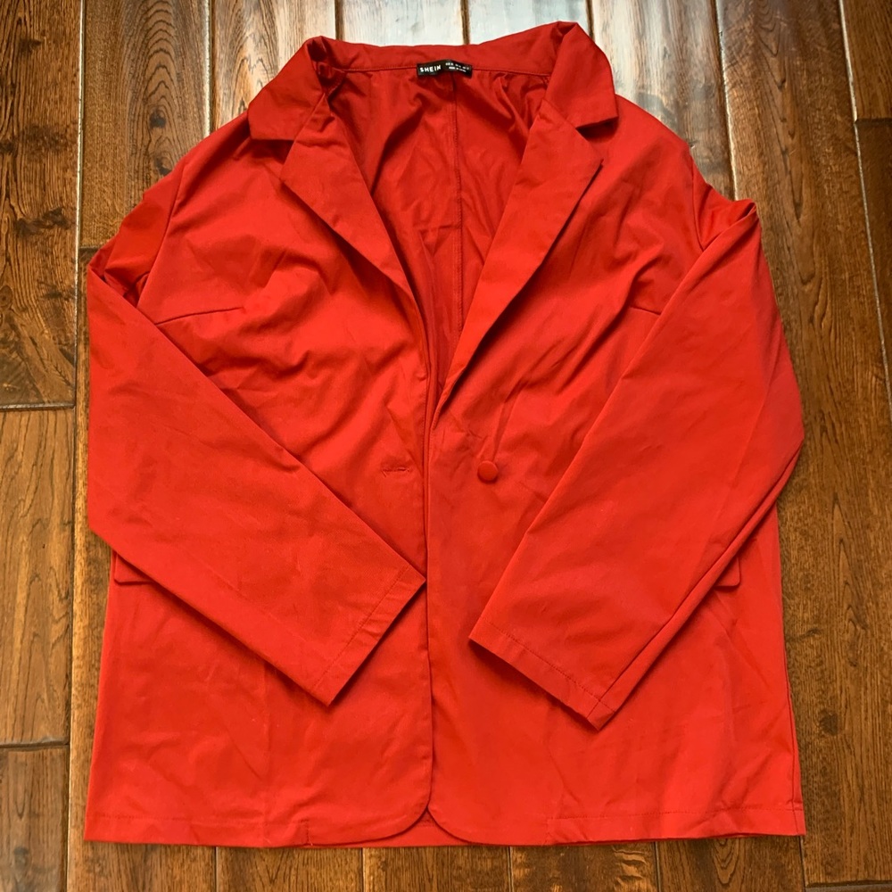 Red blazer